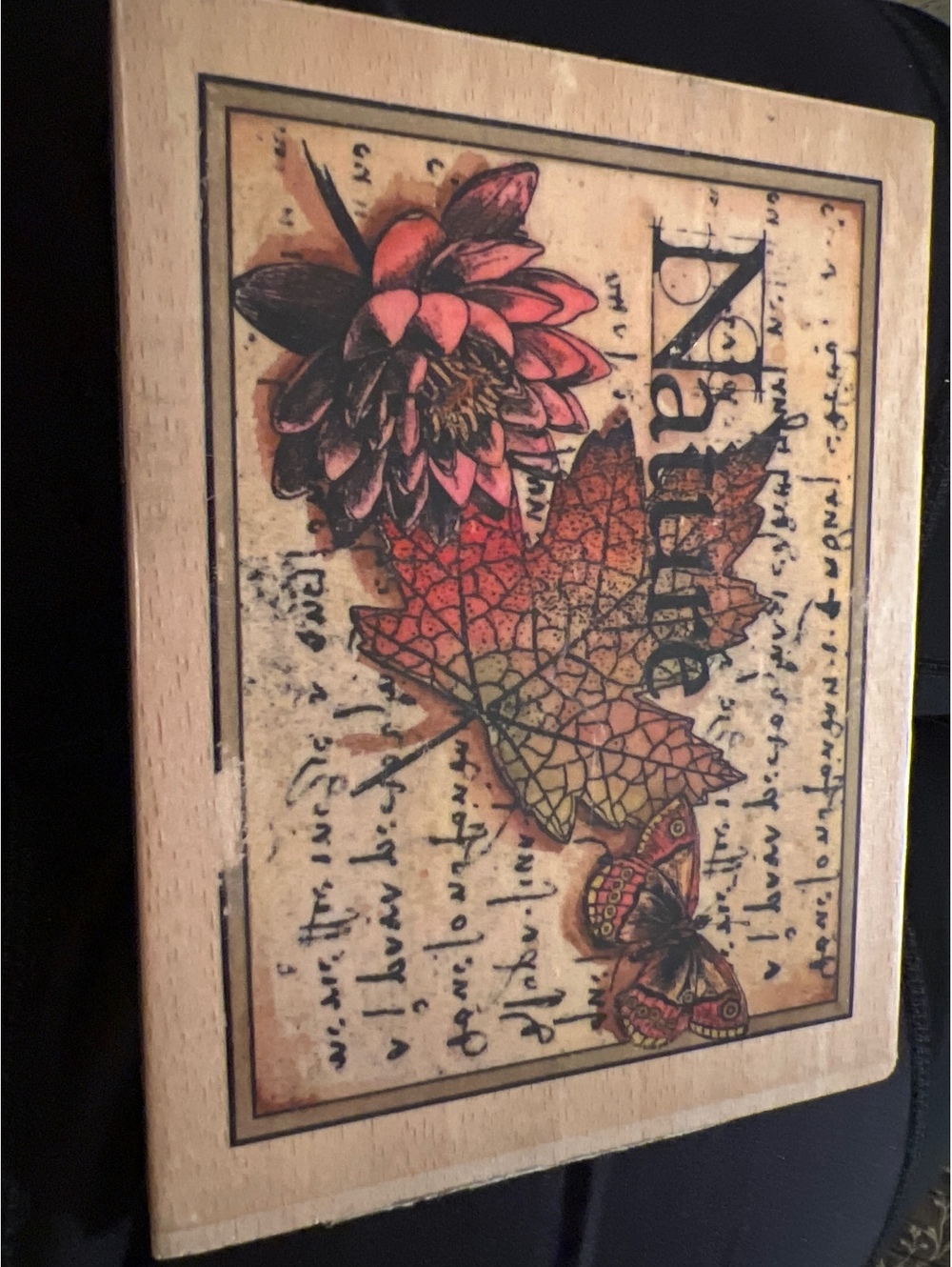Sugarloaf Products Nature-Inspired Rubber Stamp with Wooden Mount